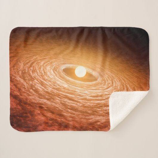 Couverture Sherpa Disque De Matériel Autour De Star Fu Orionis. (Devant (Horizontal))