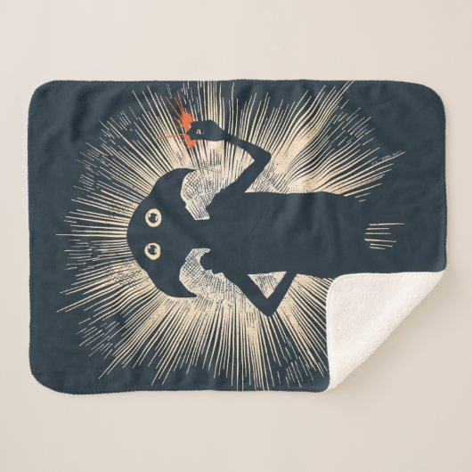 Couverture Sherpa Dobby Casting Magic (Devant (Horizontal))