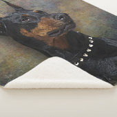 Couverture Sherpa Doberman (3/4)