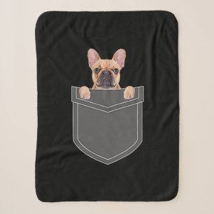 Couverture Sherpa Dogs Lovers French Bulldog In My Pocket
