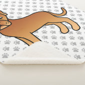 Couverture Sherpa Dogue De Bordeaux Chien De Dessin Animé Mignon (3/4)