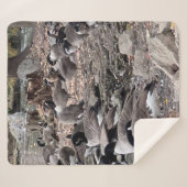 Couverture Sherpa d'oies dans le parc (Devant (Horizontal))