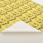Couverture Sherpa dollar or (3/4)