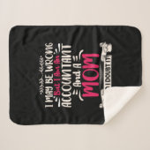 Couverture Sherpa Don comptable | Accoutant Et Maman (Devant (Horizontal))