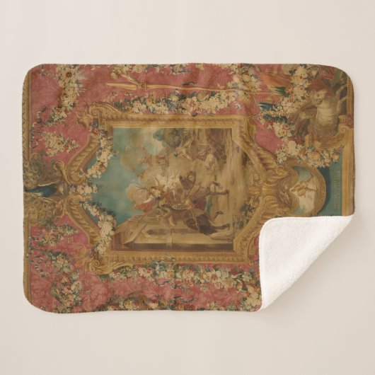 Couverture Sherpa Don Quixote Guided by Folly, 18th century tapestry (Devant (Horizontal))