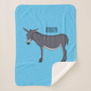 Couverture Sherpa Donkey cartoon