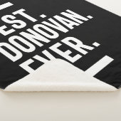 Couverture Sherpa Donovan Nom personnalisé Anniversaire Cadeau (3/4)
