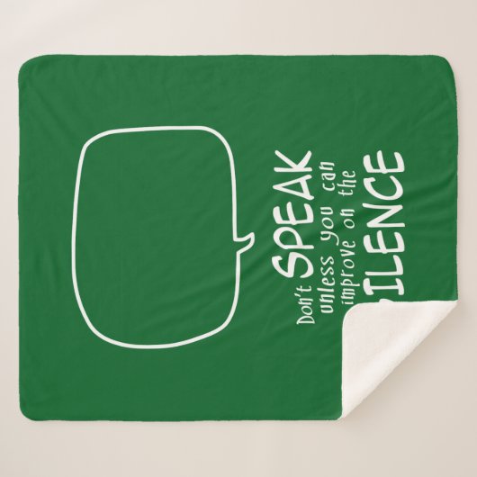 Couverture Sherpa Don't Speak (Devant (Horizontal))