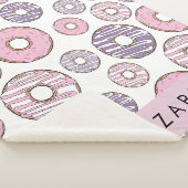 Couverture Sherpa Donuts Roses, Donuts Violets, Saupoudrages, Votre  (3/4)