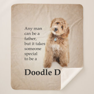 Couverture Sherpa Doodle Chien Papa