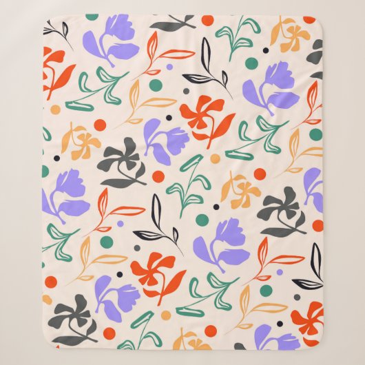 Couverture Sherpa Doodle Garden (Devant)