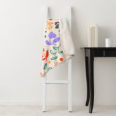 Couverture Sherpa Doodle Garden (En situation)