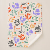 Couverture Sherpa Doodle Garden (Devant)