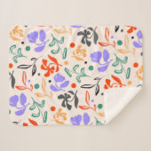 Couverture Sherpa Doodle Garden (Devant (Horizontal))