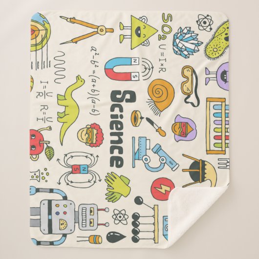 Couverture Sherpa Doodles de science : Ensemble d'écoles à main. (Devant)