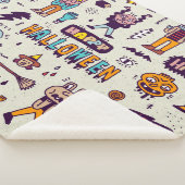 Couverture Sherpa Doodles d'Halloween, bande dessinée délirante sans (3/4)