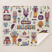 Couverture Sherpa Doodles d'Halloween, bande dessinée délirante sans (Devant (Horizontal))