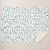 Couverture Sherpa Doodles Ramadan Sherpa Blanket (Devant (Horizontal))