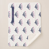 Couverture Sherpa Dorm Essentials Jolie Personnaliser Mimosa simple (Devant)