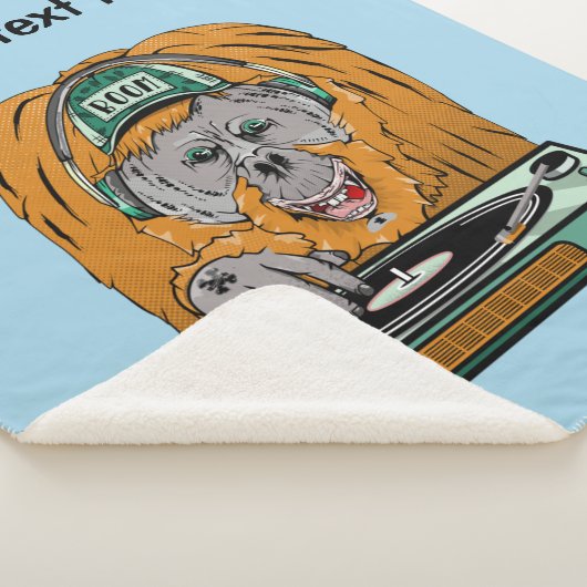 Couverture Sherpa Dossier de vinyle Orangoutan (3/4)