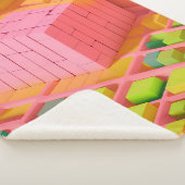 Couverture Sherpa Douceur aux couleurs vives (3/4)