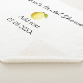 Couverture Sherpa Douche nuptiale citron moderne simple minimum rust (3/4)