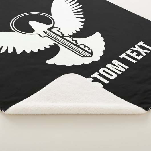 Couverture Sherpa Dove avec clé (3/4)