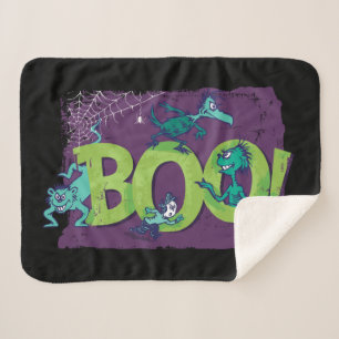 Couverture Sherpa Dr Seuss BOO ! Graphique d'Halloween