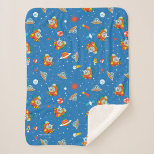 Couverture Sherpa Dr Seuss   Chat dans le Motif spatial Casquette