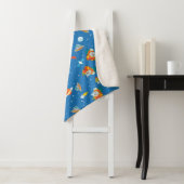 Couverture Sherpa Dr Seuss | Chat dans le Motif spatial Casquette (En situation)