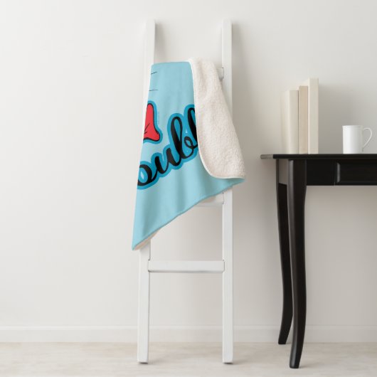 Couverture Sherpa Dr Seuss | Chat dans le problème du Casquette (En situation)