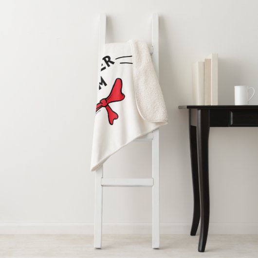 Couverture Sherpa Dr Seuss | Chat en Casquette - Enseignant Je suis (En situation)