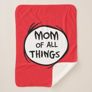 Couverture Sherpa Dr. Seuss Chose Chose Deux - Maman de toutes les C