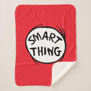 Couverture Sherpa Dr Seuss   Chose Une Deux - Chose Intelligente