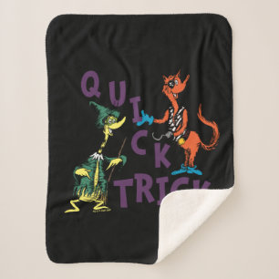 Couverture Sherpa Dr Seuss Graphique d'Halloween en raccourci