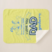 Couverture Sherpa Dr Seuss | Je t'aime Papa partout (Devant (Horizontal))