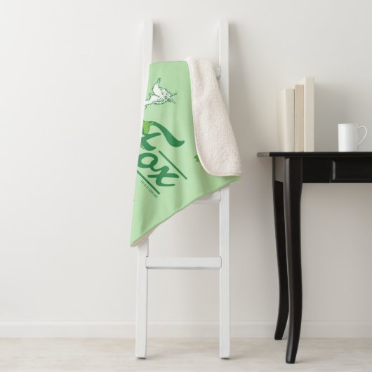 Couverture Sherpa Dr Seuss | Lucky Fox Dans Ses Chaussettes Irlandai (En situation)