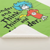 Couverture Sherpa Dr Seuss | Merveilleuse et réfléchis. Pensez et ét (3/4)