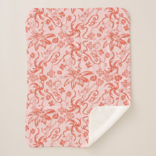 Couverture Sherpa Dr Seuss   Motif de la Fête des mères florales