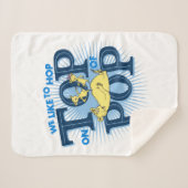 Couverture Sherpa Dr Seuss | Nous Aimons Passer Au-Dessus De La Pop (Devant (Horizontal))