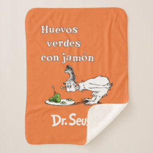 Couverture Sherpa Dr. Seuss Œufs verts et jambon espagnol