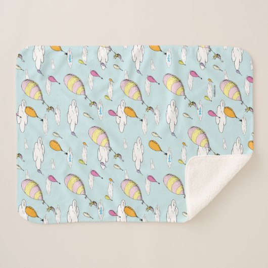 Couverture Sherpa Dr Seuss | Oh, les endroits où vous irez ! (Devant (Horizontal))