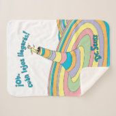 Couverture Sherpa Dr. Seuss | Oh, vous irez loin ! (Devant (Horizontal))