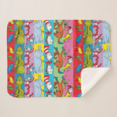 Couverture Sherpa Dr Seuss | Tranche de caractères (Devant (Horizontal))