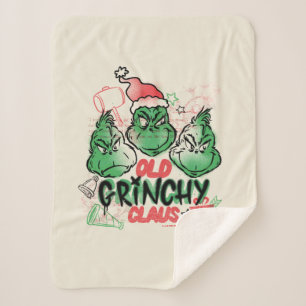 Couverture Sherpa Dr Seuss   Vieux Claus Grinch