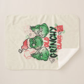 Couverture Sherpa Dr Seuss | Vieux Claus Grinch (Devant (Horizontal))