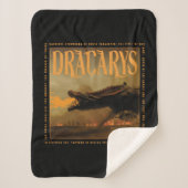 Couverture Sherpa "Dracarys" Drogon Breathing Fire Graphic (Devant)