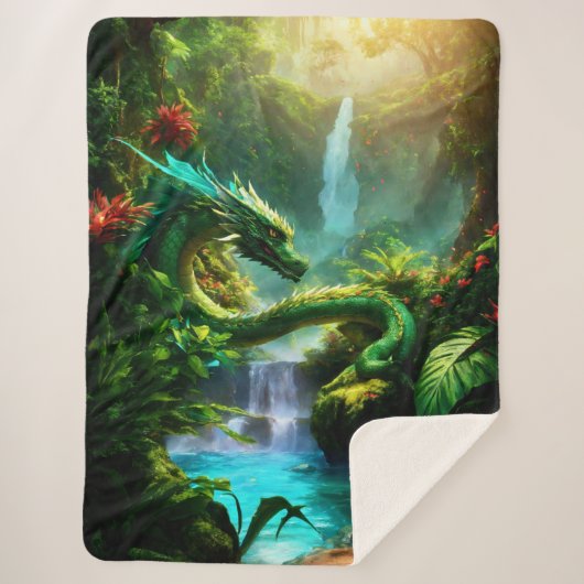 Couverture Sherpa Dragon dans la cascade (Devant)