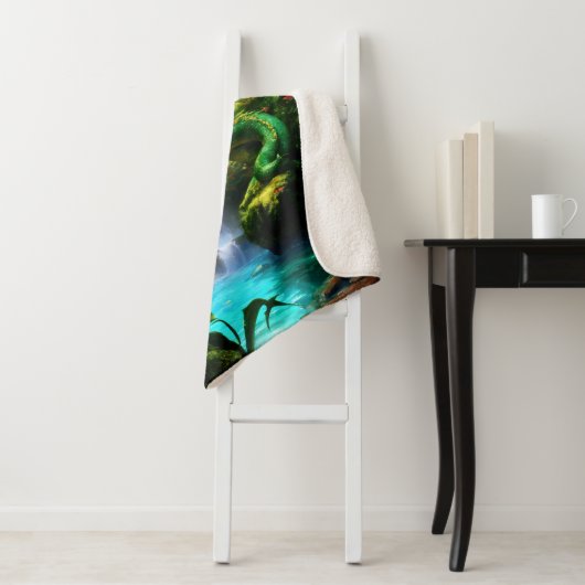 Couverture Sherpa Dragon dans la cascade (En situation)