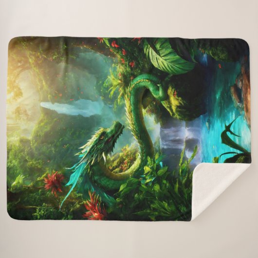 Couverture Sherpa Dragon dans la cascade (Devant (Horizontal))